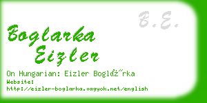 boglarka eizler business card